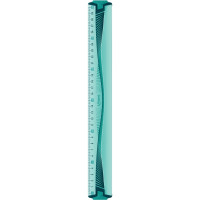 REGLE PLATE INCASSABLE RIGIDE 30CM/RIGID GRADUATED RULER 30CM