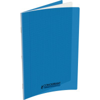 CAHIER 24X32 PIQ 96P SEYES 90G PP BLEU/NOTEBOOK 24X32 96P BLUE PLASTIC COVER