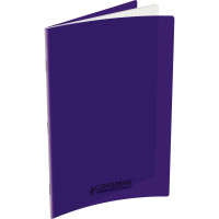 CAHIER 24X32 PIQ 96P SEYES 90G PP VIOLET/NOTEBOOK 24X32 96P PURPLE  PLASTIC COVER