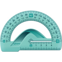 RAPPORTEUR PLASTIQUE INCASSABLE 180° 12CM MAPED/MAPED PROTRACTOR GRATUATED IN DEGREES IN BOTH DIRECTIONS