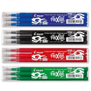 SET DE  3 RECHARGES BLEUES POUR STYLO FRIXION/ FRIXION BLUE PEN REFILLS