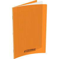 CAHIER 24X32 PIQ 96P SEYES 90G PP ORANGEGE/NOTEBOOK 24X32 96P ORANGE  PLASTIC COVER