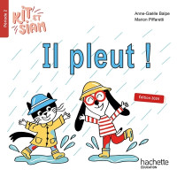 KIT ET SIAM CP - IL PLEUT - ALBUM 2-HACHETTE 2024