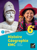 HISTOIRE GEOGRAPHIE EMC 6EME-IVERNEL-MANUEL DE L'ELEVE-HATIER 2026